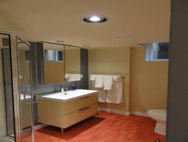 Bsement bath