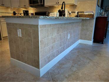 Kitchen tile project