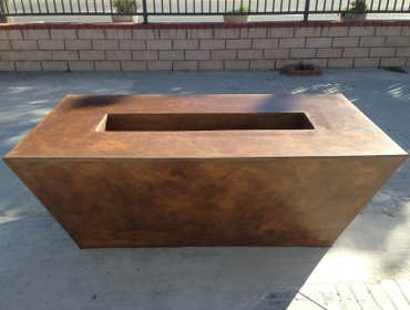 Firepit w/relay finish