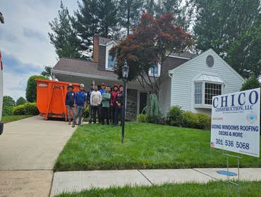 Roofing Crew after job is done