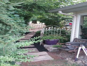 Brown landscaping