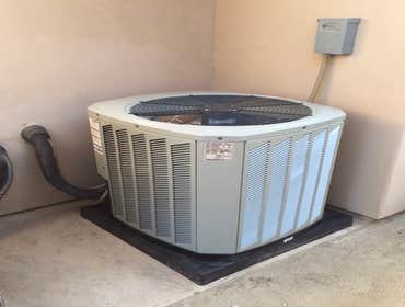 Trane air conditioner installi