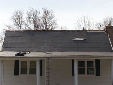 getting ready to install metal