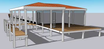 Photos by Marine Gateway Custom Docks #1 A re-envisioned version of a dock that got damaged by hurricane Milton in 2024. This dock has it all, built-i