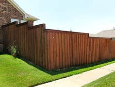 Cedar Board on Board Fence