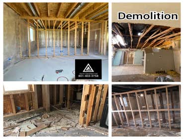 Photos by Advir Construction #16 Full interior demolition services free estimate call now.