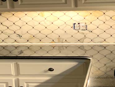Photos by Southern Quality Construction #1 Remove old backslash and install new.