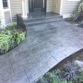 Stamped Walkway and steps