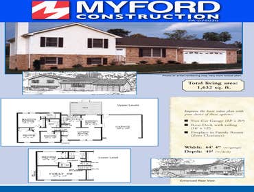 Myford Construction Floor Plans These are just a few of the new home floor plans we have available.