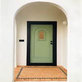 Renovated entry, modern with historic charm