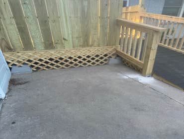 Photos by Centex Home Remodel #1 16x9 deck with 4’ wide ramps at front and rear