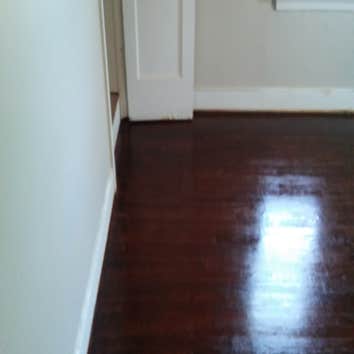 Refinished floor