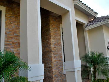 Stacked Stone facade