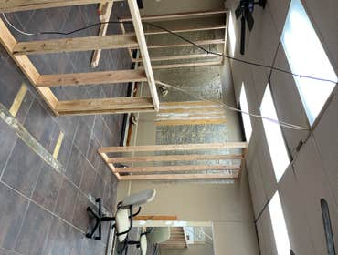 Photos by F Squared LLC #1 Renovated Beauty Salon
Demolition, framing, electrical, plumbing, drywall, paint, trim and flooring, also set up styling st
