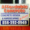 Howard E. Brown JR. Affordable Concrete logo