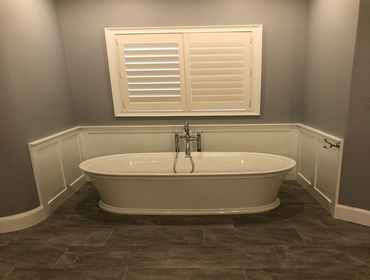 Bathroom Remodeling by Beach Remodeling HHI Bathroom remodel in Sea Pines with custom showers, tile, vanities, fixtures, lighting by Beach Remodeling H