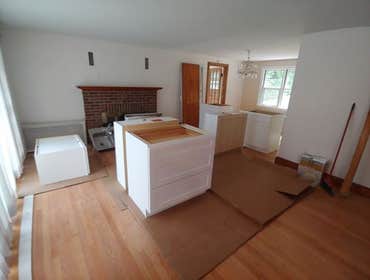 Debra, Kitchen This project started out as a Kitchen demo and Remodel with the biggest concern being the low ceiling 88" and the customer requesting pa