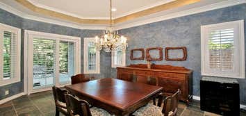 Dining Room - Rubbed Finish & Guilded Border
