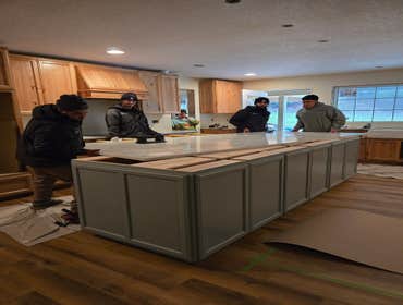 Getting new countertops installed