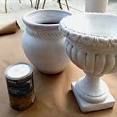Stained Pots Drying in the Sun