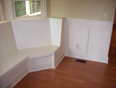 White Banquette Seating