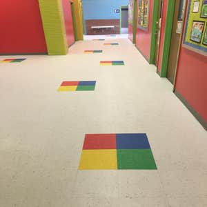VCT floor design for schools