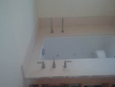 tub & valve install