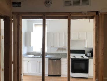 Multi-Family Remodel - Uptown, Chicago Carpentry - structure and walls in all 4 units, electrical, HVAC, drywall and insulation
