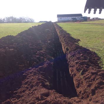 450 ft 1 1/2" Water Service