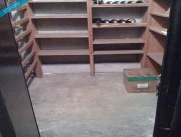 Champagne Cellar Project Below are photos of the cellar before and after