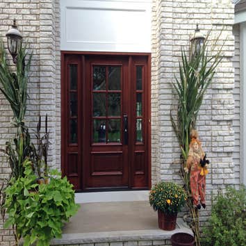 Mahogany Entry Door Manasquan