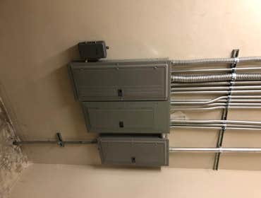 New electrical panels
