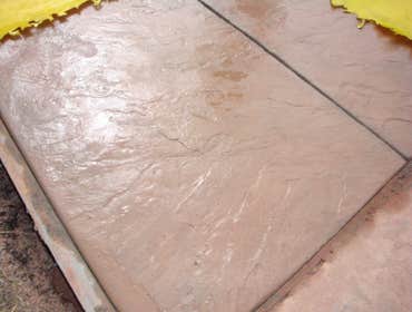 Stamped concrete
