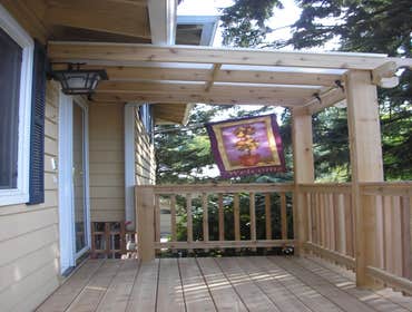 Just about anything you can think of Detached Garage Build
Deck Builds
Stair Builds
Counter, floor and shower tile installation
Cabinet installations
G