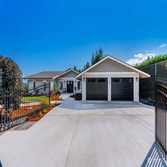 Front View of Custom Home Remodel