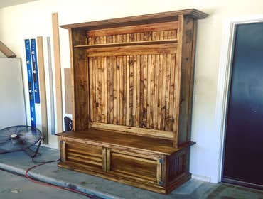 Our Work We take pride in our pieces, whether they are a barn door made of knotty alder wood, or a custom closet that will increase the value of your h