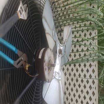 fan not spinning Aaac service heating and air resolved