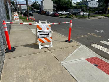 Public sidewalk repair. Everything is always done according to the requirements!
