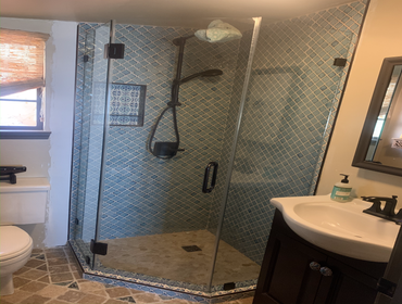 Lafayette neo shower Replaced plumbing and old water damaged shower with new shower in same footprint