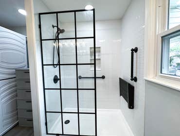 Photos by Legacy Design & Remodeling #1 Full bathroom remodel in Baltimore County MD