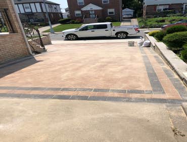 Paver in Driveway