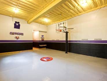 Basement Basketball Court