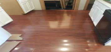 Wood floor install Simple wood flooring Install