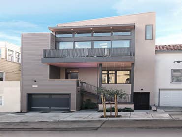 Noe Valley Residence, San Francisco, CA This home was built new from the ground up. We reclaimed materials from the site, breathing new life into them 