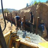 Metal Barn Grade site, Construct new metal barn, New Retaining Wall