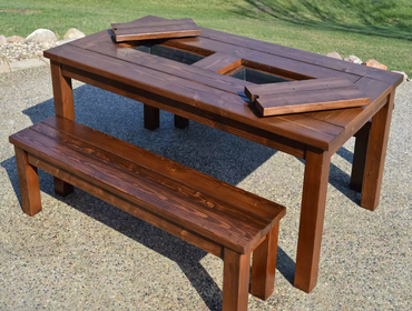 Custom Table with coolers