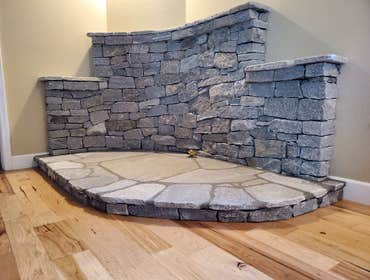 Photos by Universal Masonry Design Construction #1 Rumford fireplace