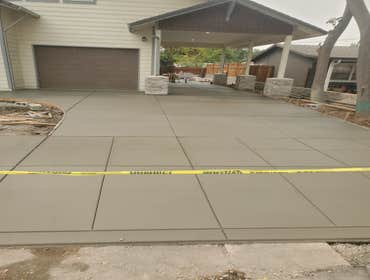 Photos by Silva Engineering Construction #1 Demo, excavate, rock, form, and pour walkway, driveway , and driveway approach for client.