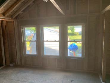 Photos by C.S Remodeling & Construction #1 Dust protection and entry to home protection temporary wall built to prevent anyone or anything from getting