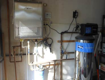 Tankless heater install